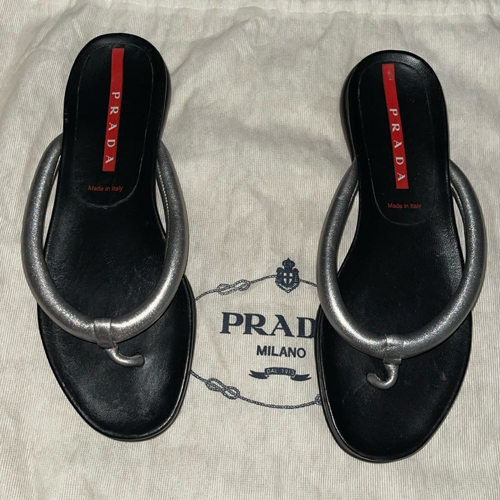 Preloved Prada slippers great condition size 38